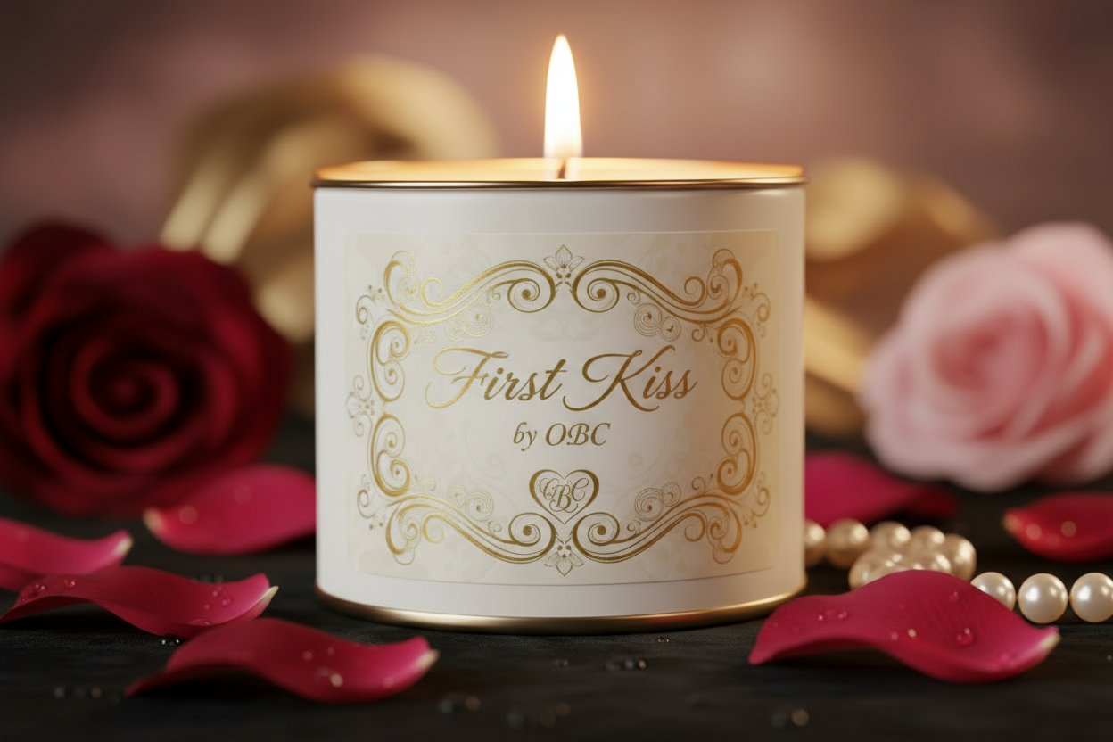 Keep background but change the jar to a white tin with a open flame