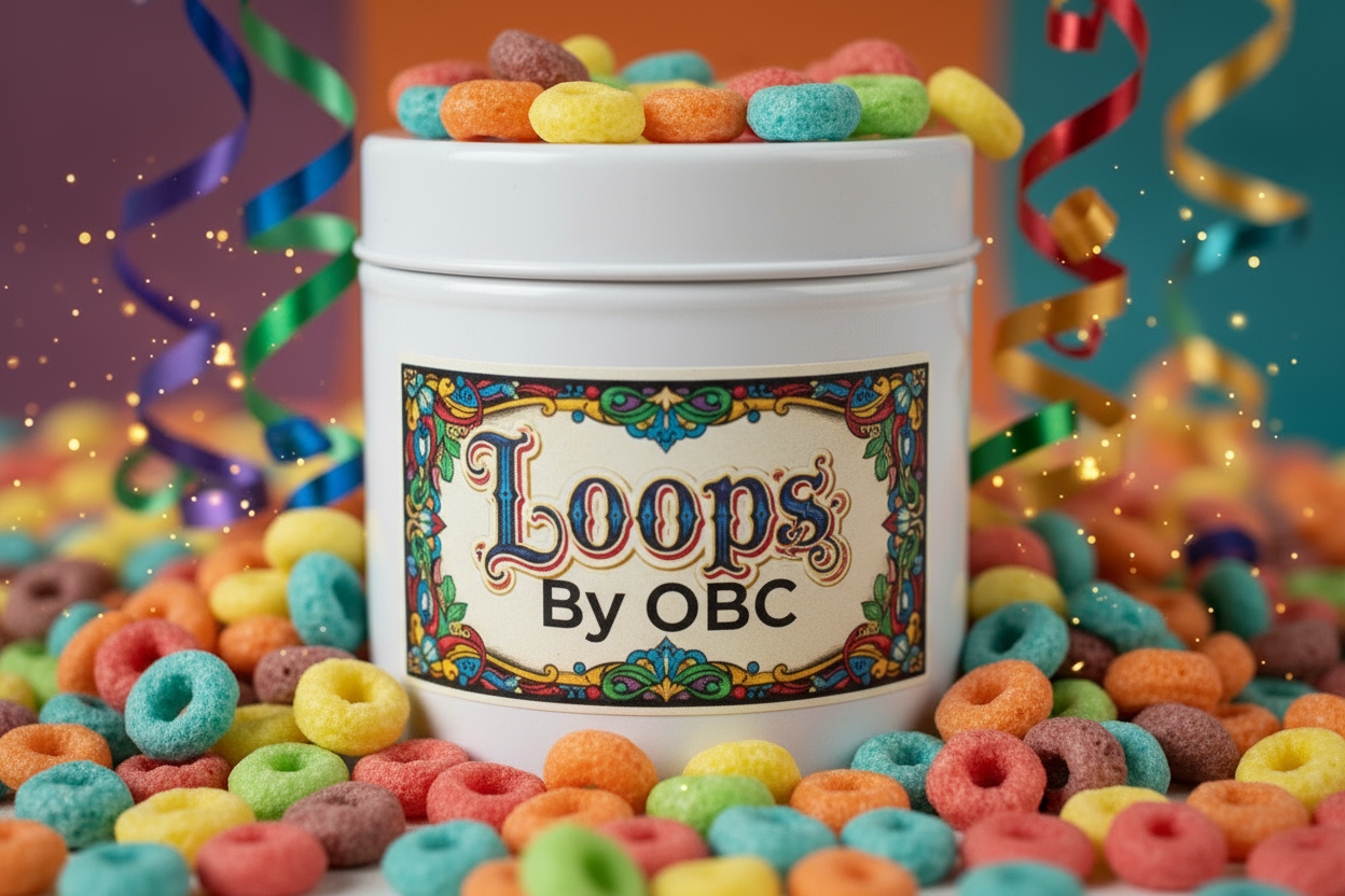 keep the tin and make the label and background more elaborate